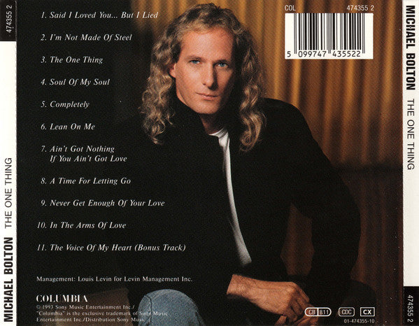 Michael Bolton – The One Thing