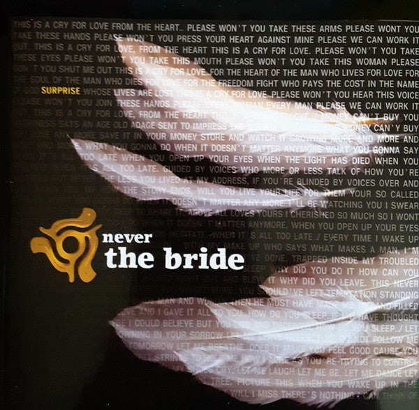 Never The Bride – Surprise