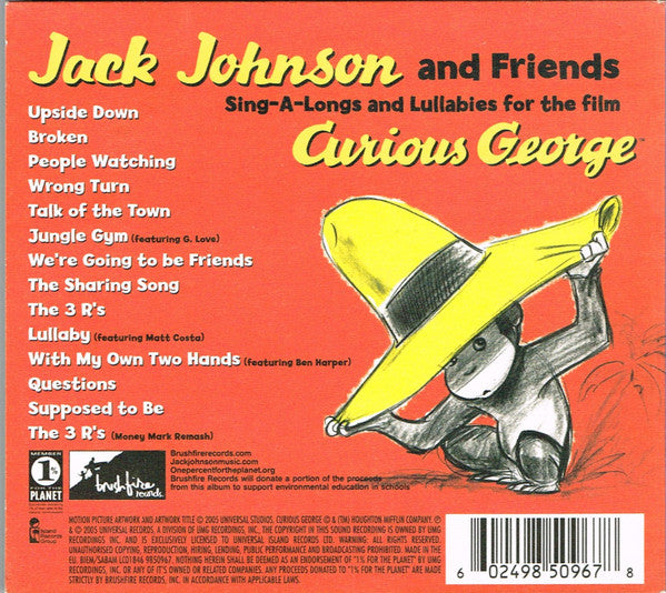 Jack Johnson And Friends* – Sing-A-Longs And Lullabies For The Film Curious George