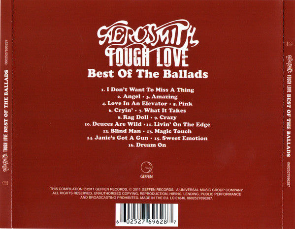 Aerosmith – Tough Love - Best Of The Ballads