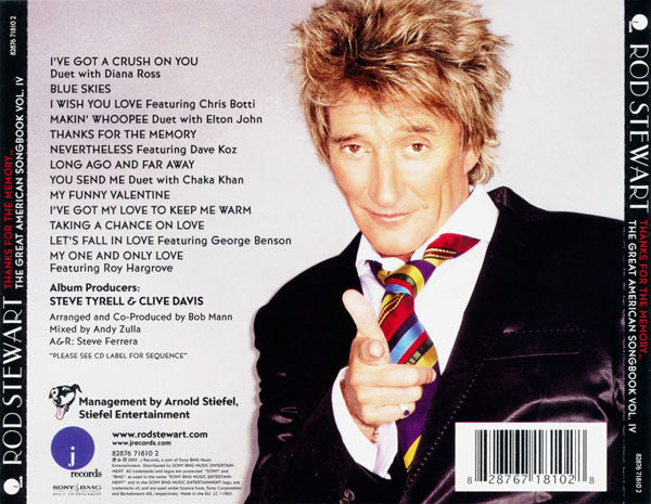 Rod Stewart – Thanks For The Memory... The Great American Songbook Volume IV