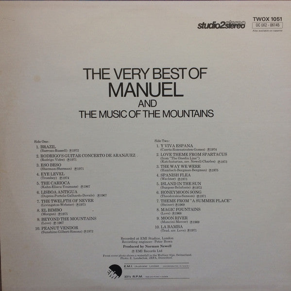 Manuel And The Music Of The Mountains* – The Very Best Of Manuel And The Music Of The Mountains