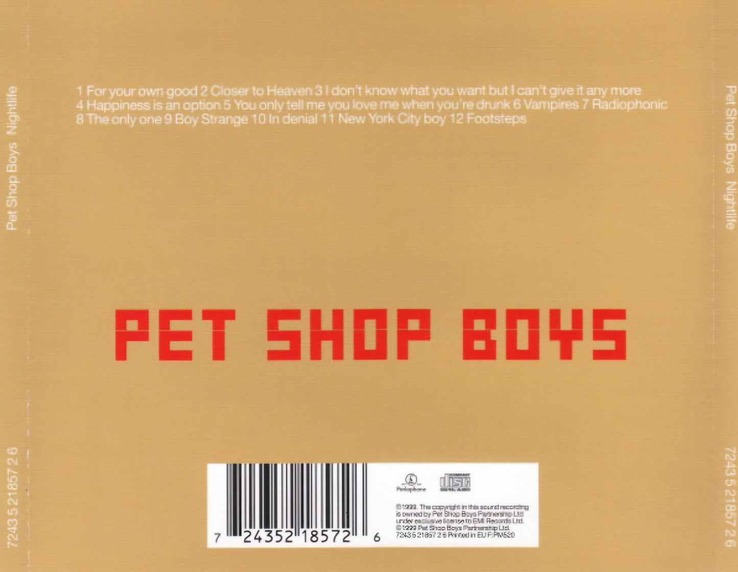 Pet Shop Boys – Nightlife