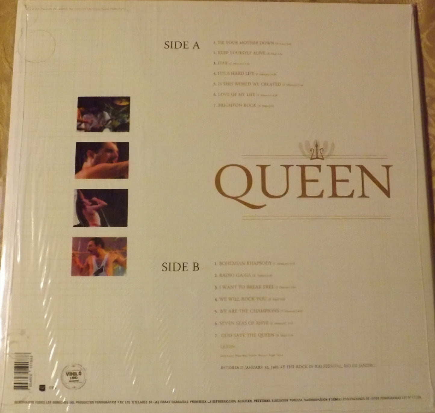 Queen – Rock You From Rio - 1985