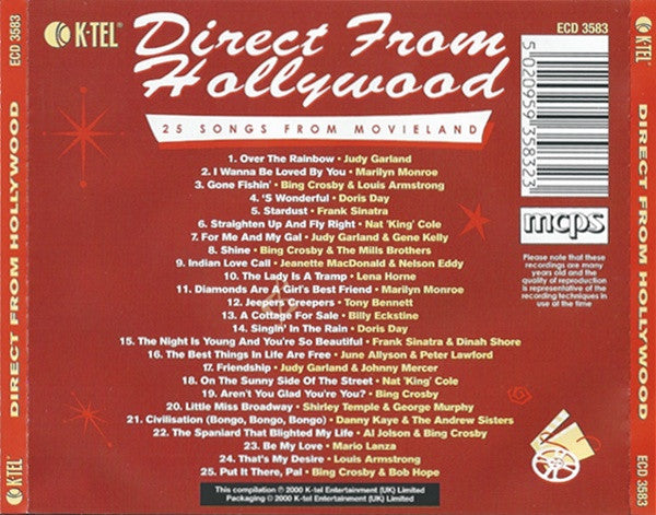 Various – Direct From Hollywood (25 Songs From Movieland)