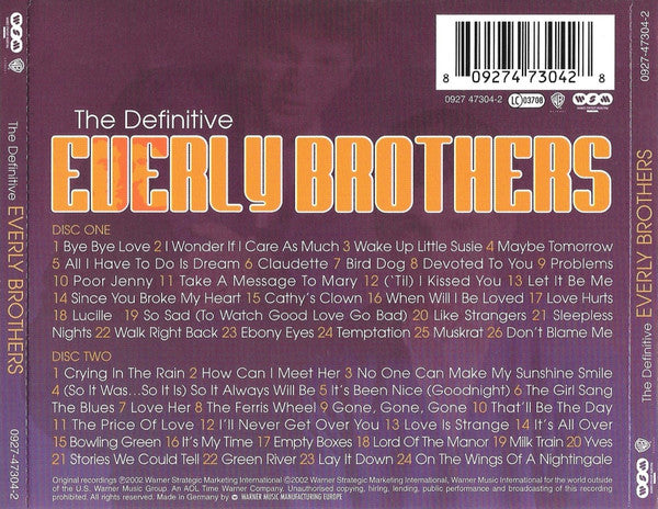 Everly Brothers – The Definitive Everly Brothers