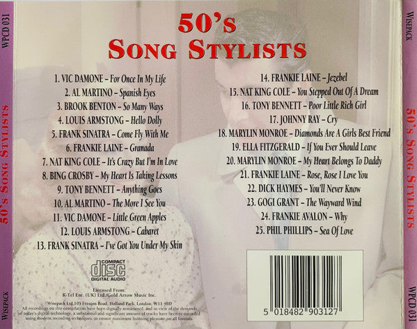 Various – 50's Song Stylists