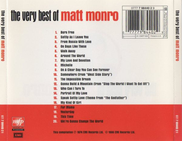 Matt Monro – The Very Best Of Matt Monro