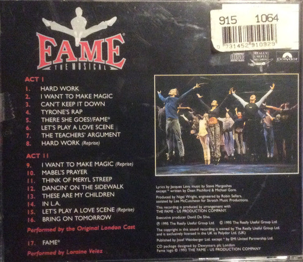 Original London Cast – Fame (The Musical)