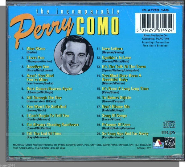 Perry Como – The Incomparable Perry Como