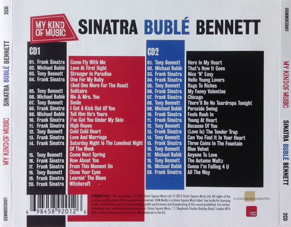 Various – My Kind Of Music - Sinatra Bublé Bennett