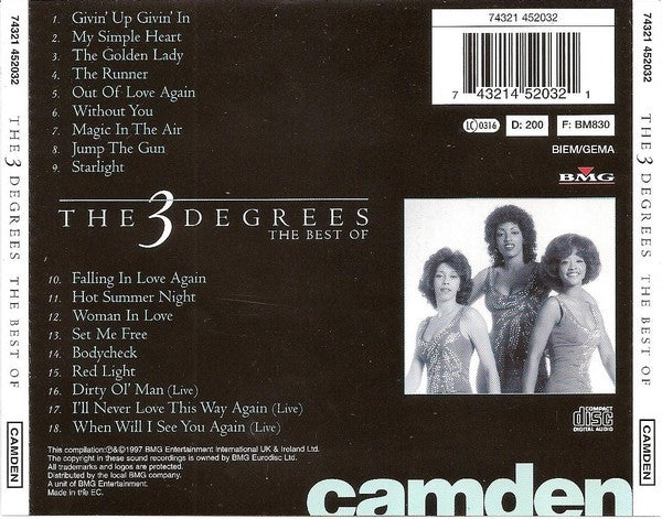 The 3 Degrees* – The Best Of